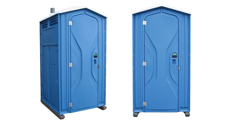 Long-term porta potty units on site in Warrenville, South Carolina